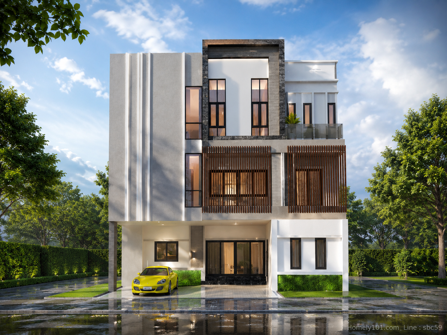 ผลงานออกแบบบ้าน Homely101 13